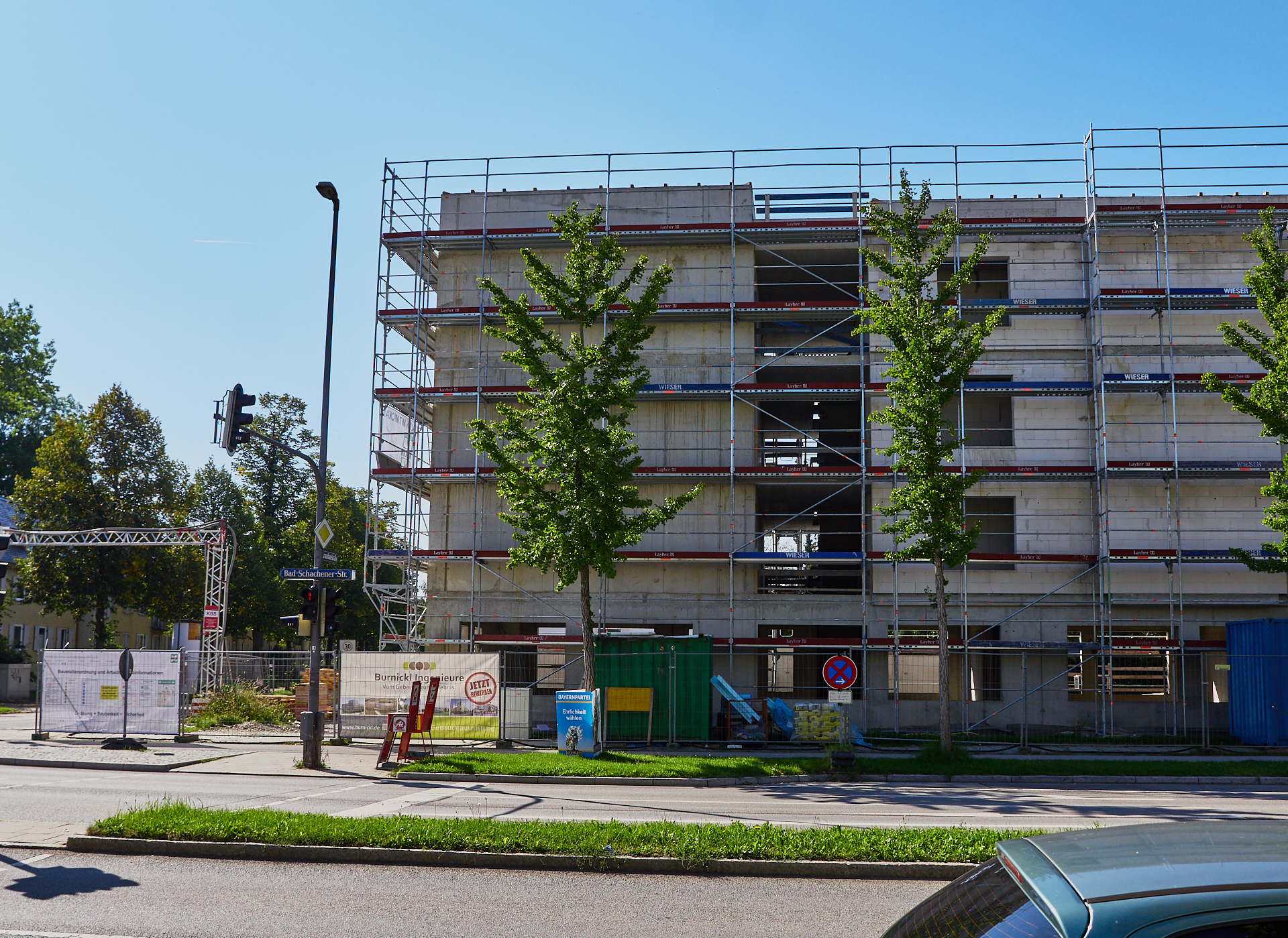10.09.20108 - Baustelle Maikäfersiedlung in der Bad Schachener Straße in Neuperlach