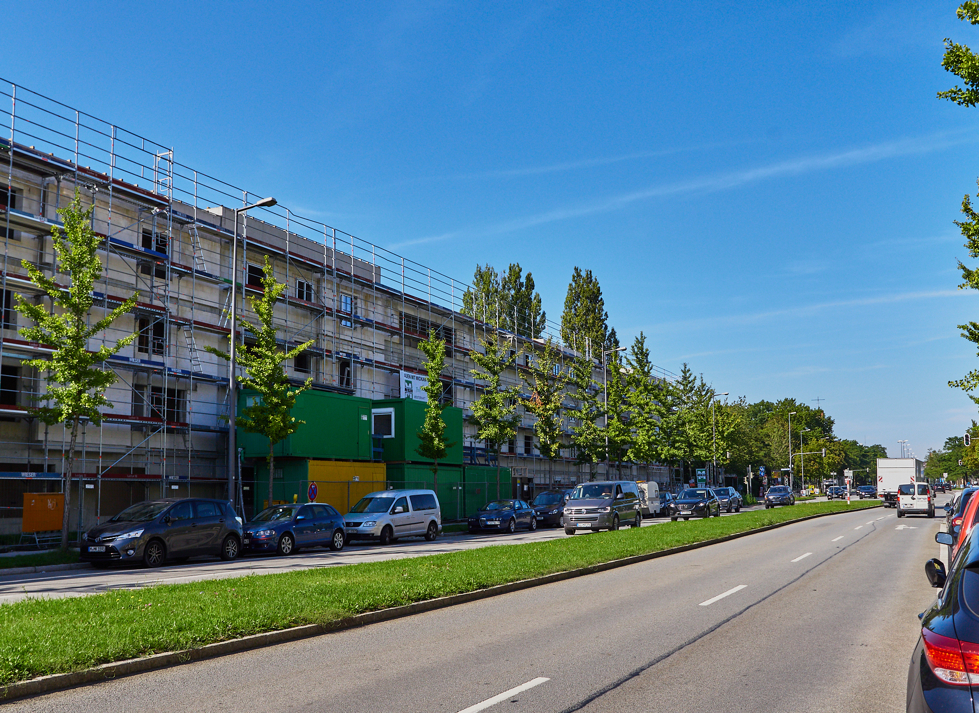 10.09.20108 - Baustelle Maikäfersiedlung in der Bad Schachener Straße in Neuperlach