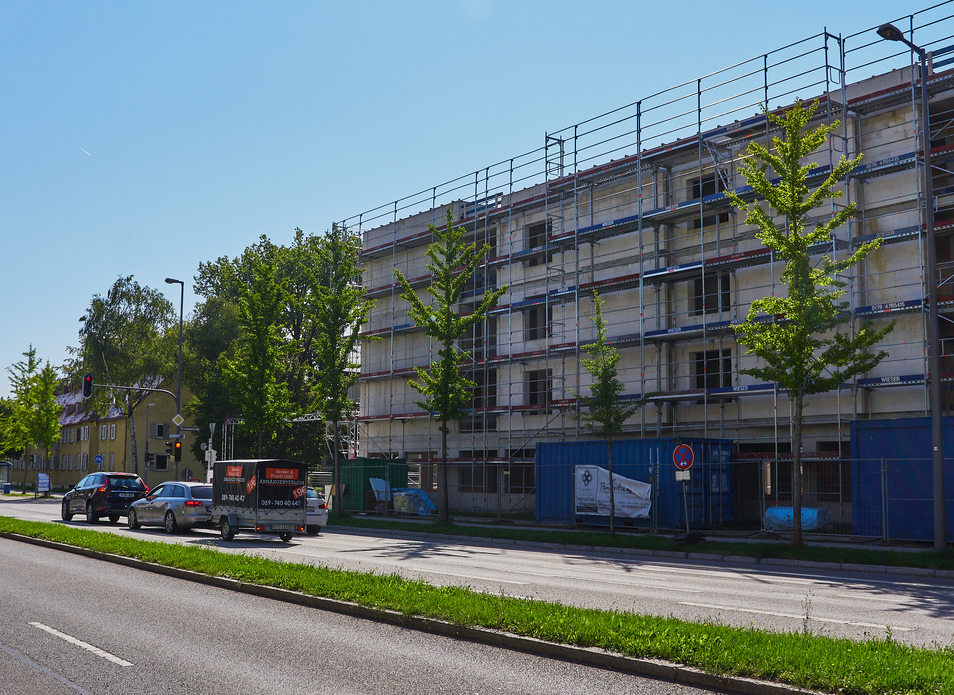10.09.20108 - Baustelle Maikäfersiedlung in der Bad Schachener Straße in Neuperlach