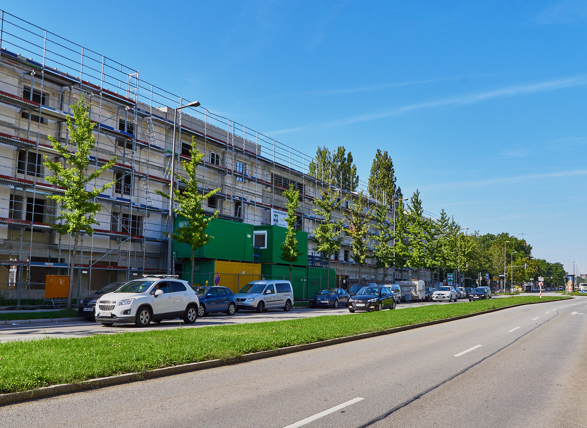 10.09.20108 - Baustelle Maikäfersiedlung in der Bad Schachener Straße in Neuperlach