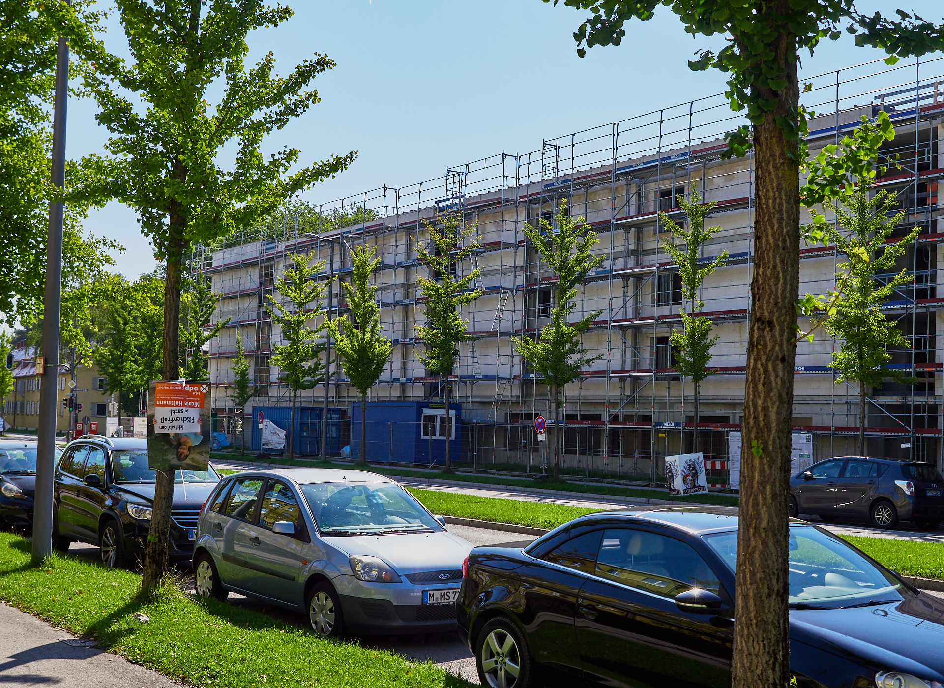 10.09.20108 - Baustelle Maikäfersiedlung in der Bad Schachener Straße in Neuperlach