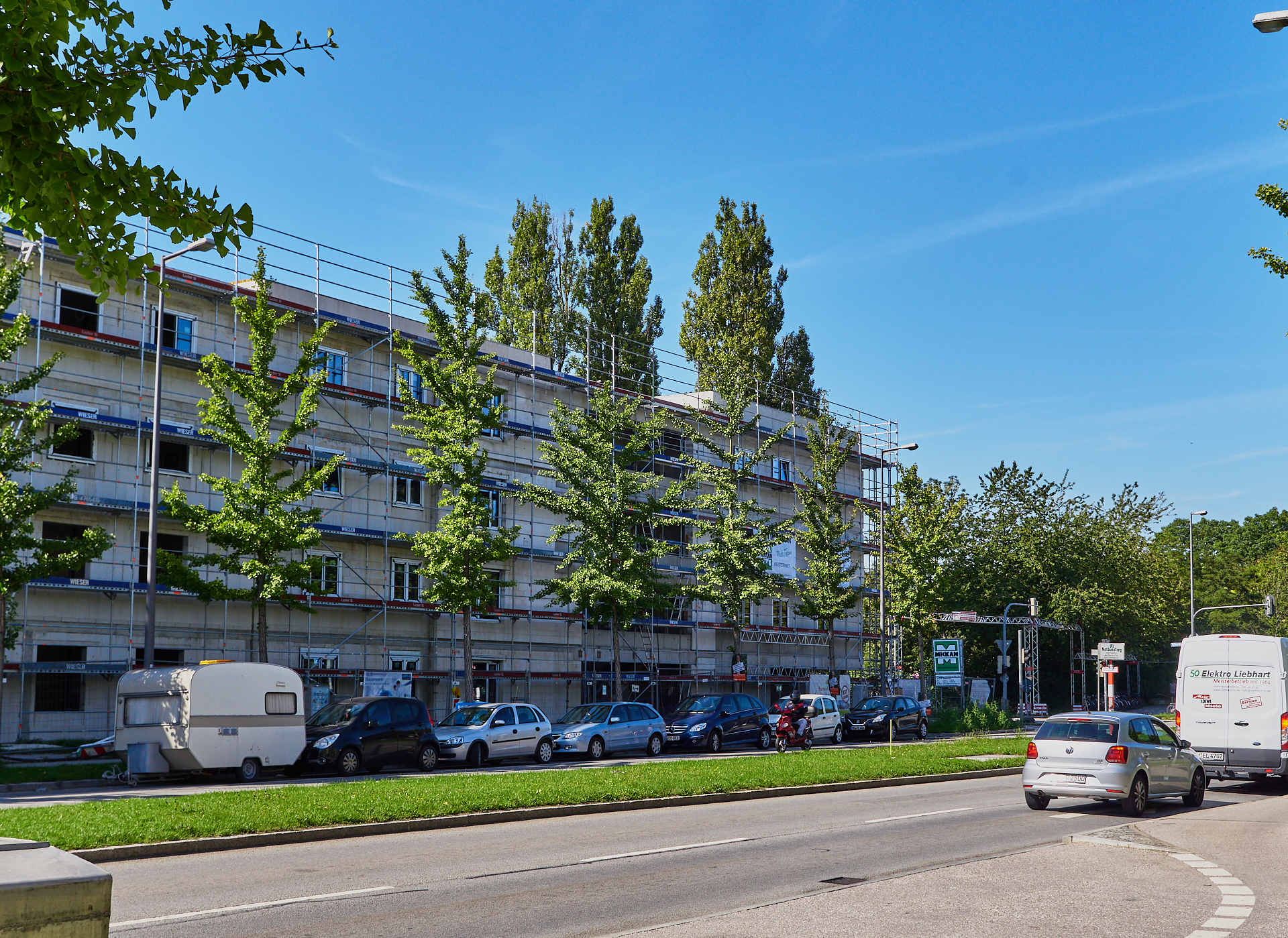 10.09.20108 - Baustelle Maikäfersiedlung in der Bad Schachener Straße in Neuperlach