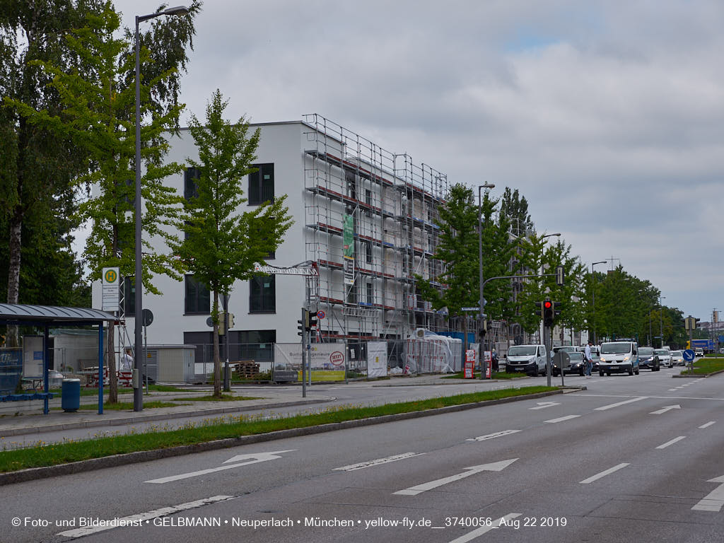 22.08.2019 - Baustelle Maikäfersiedlung in Neuperlach