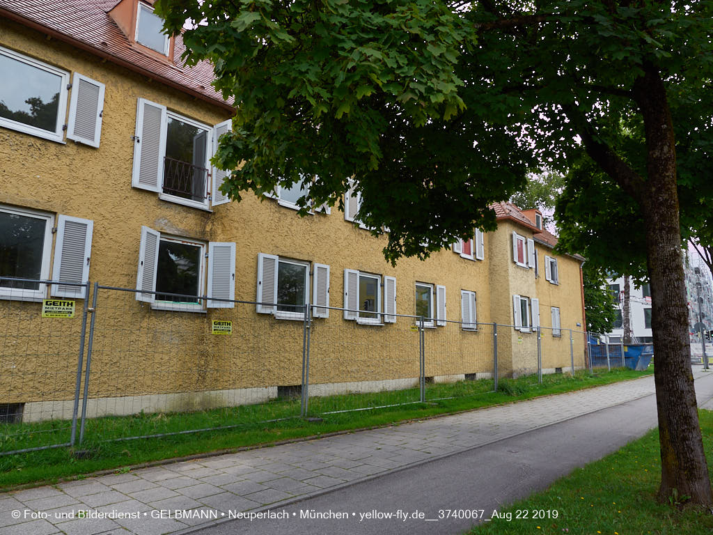 22.08.2019 - Baustelle Maikäfersiedlung in Neuperlach