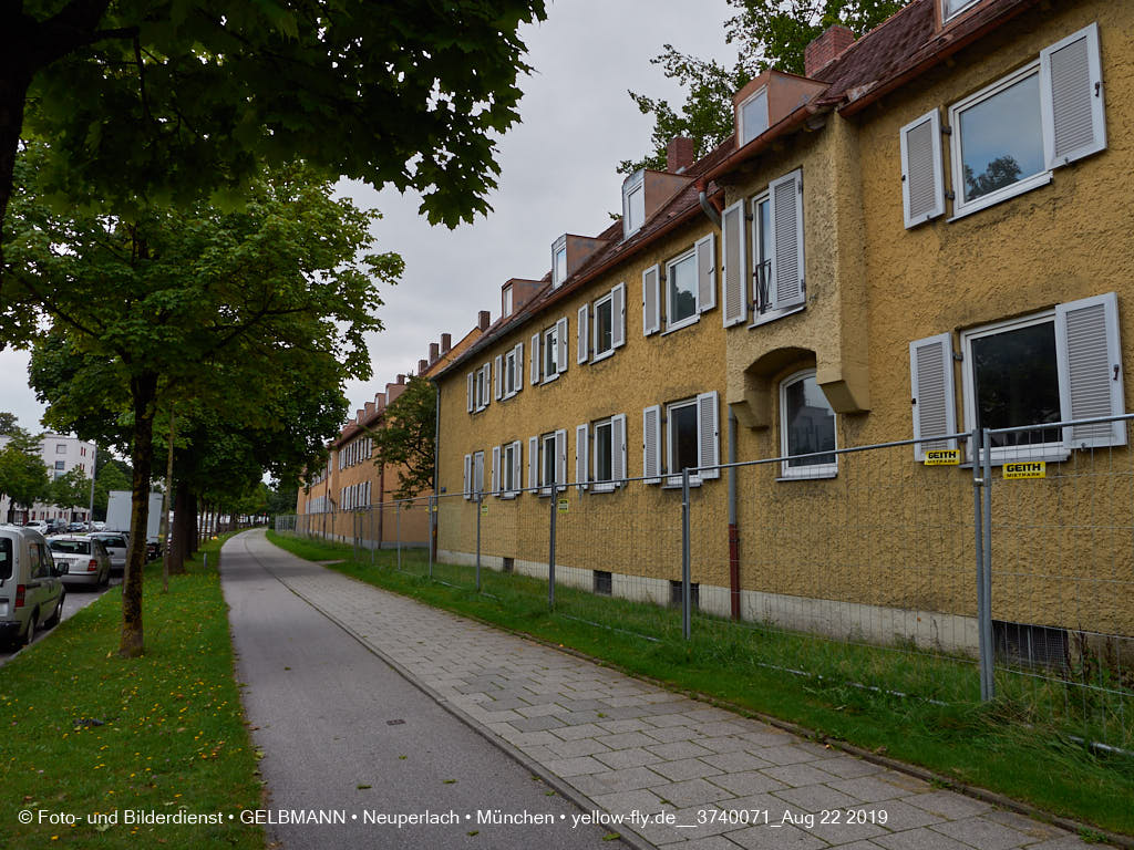 22.08.2019 - Baustelle Maikäfersiedlung in Neuperlach