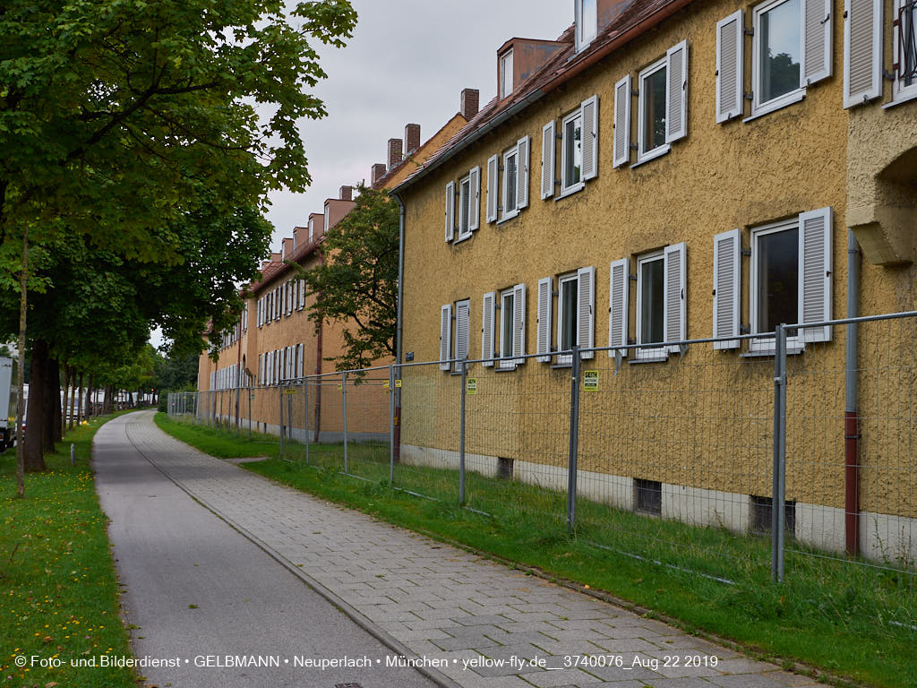 22.08.2019 - Baustelle Maikäfersiedlung in Neuperlach