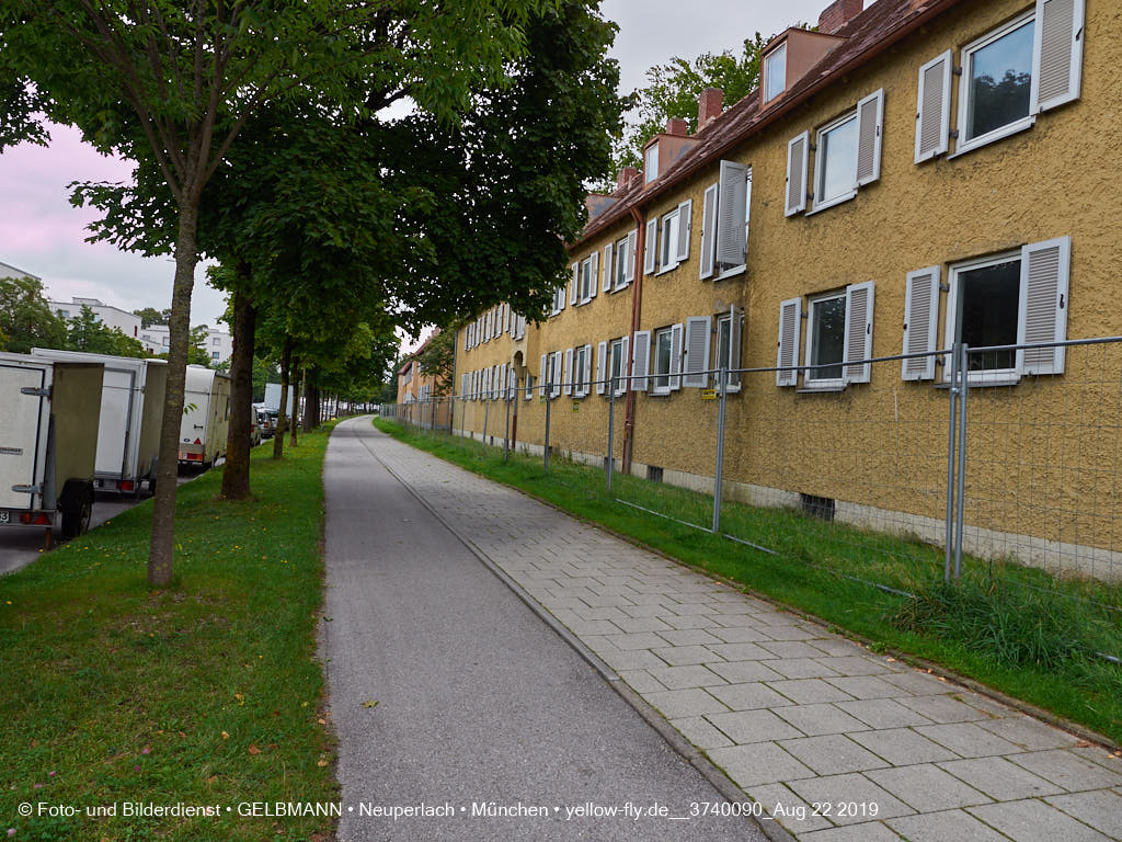 22.08.2019 - Baustelle Maikäfersiedlung in Neuperlach