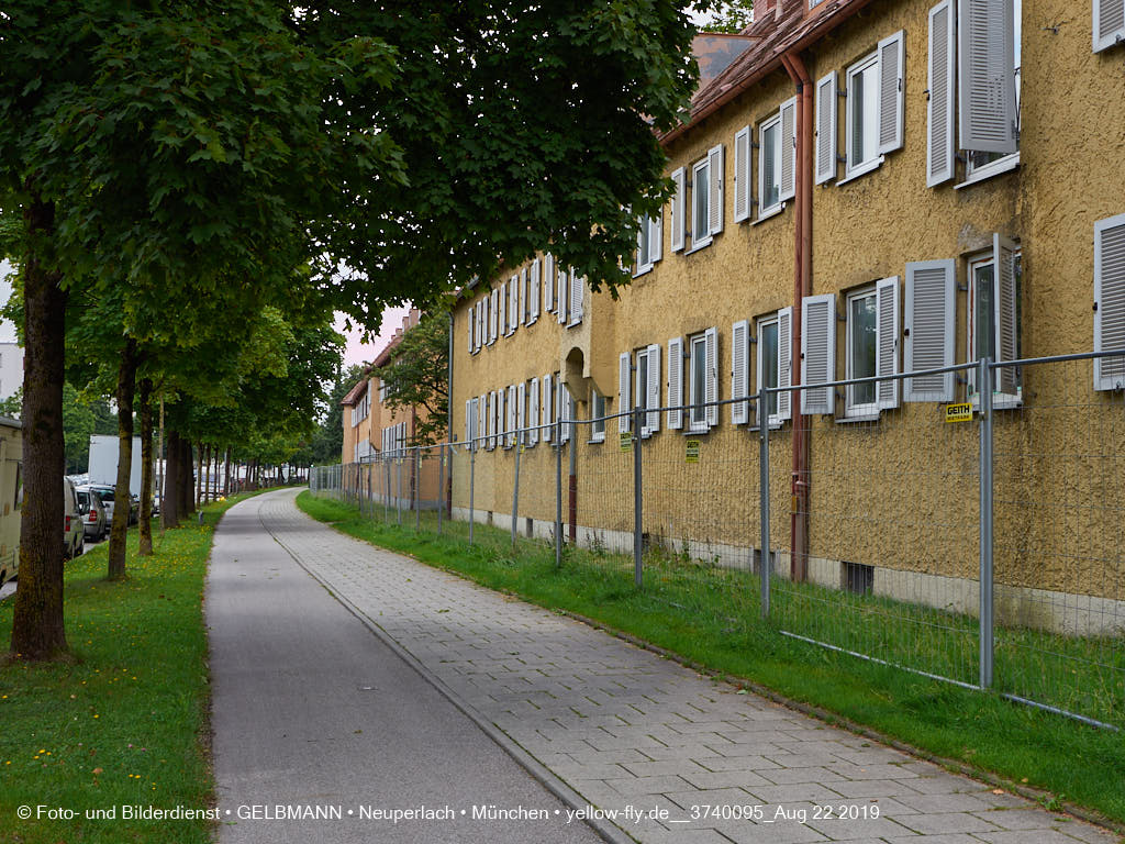22.08.2019 - Baustelle Maikäfersiedlung in Neuperlach