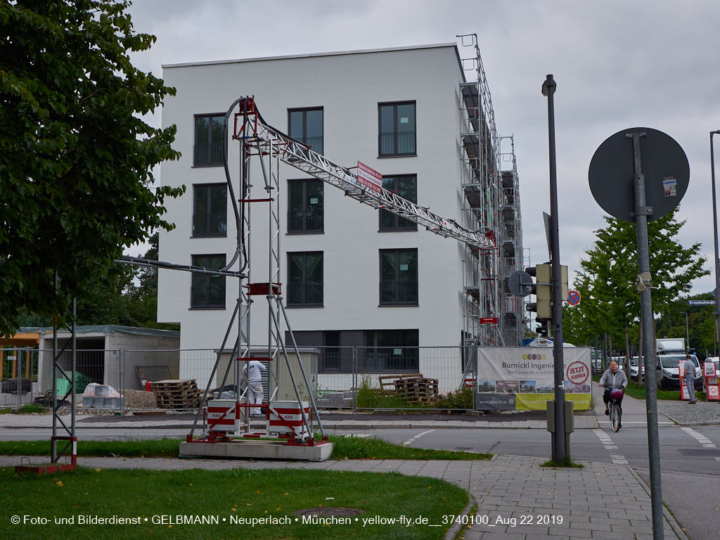 22.08.2019 - Baustelle Maikäfersiedlung in Neuperlach