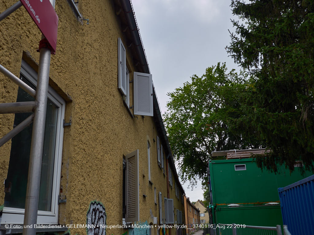 22.08.2019 - Baustelle Maikäfersiedlung in Neuperlach