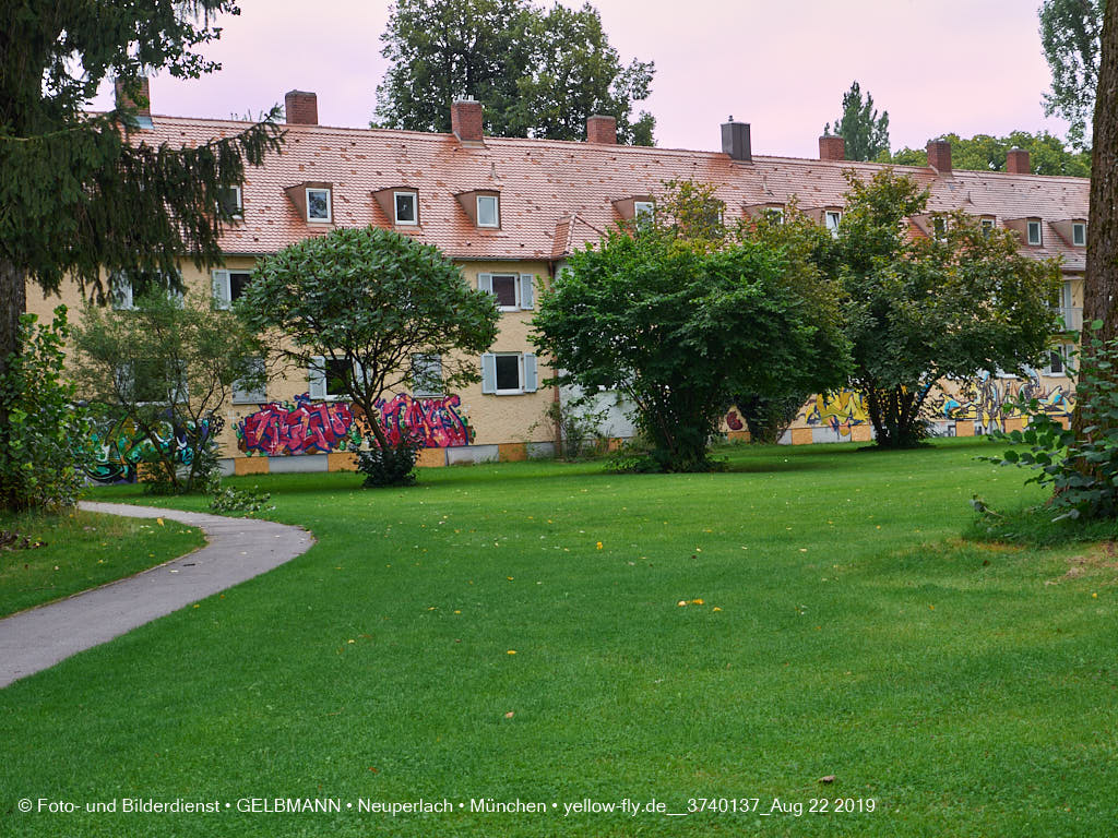 22.08.2019 - Baustelle Maikäfersiedlung in Neuperlach