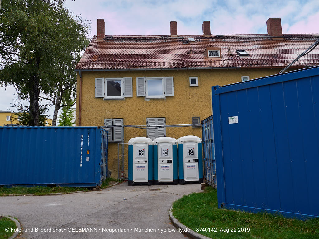 22.08.2019 - Baustelle Maikäfersiedlung in Neuperlach
