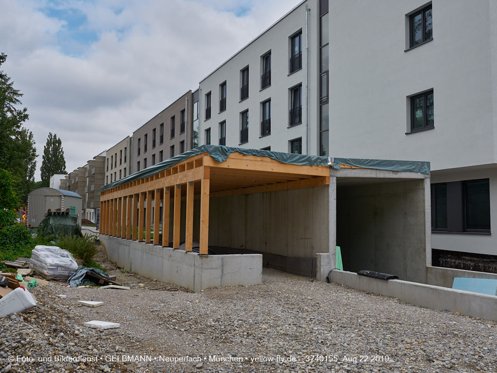 22.08.2019 - Baustelle Maikäfersiedlung in Neuperlach