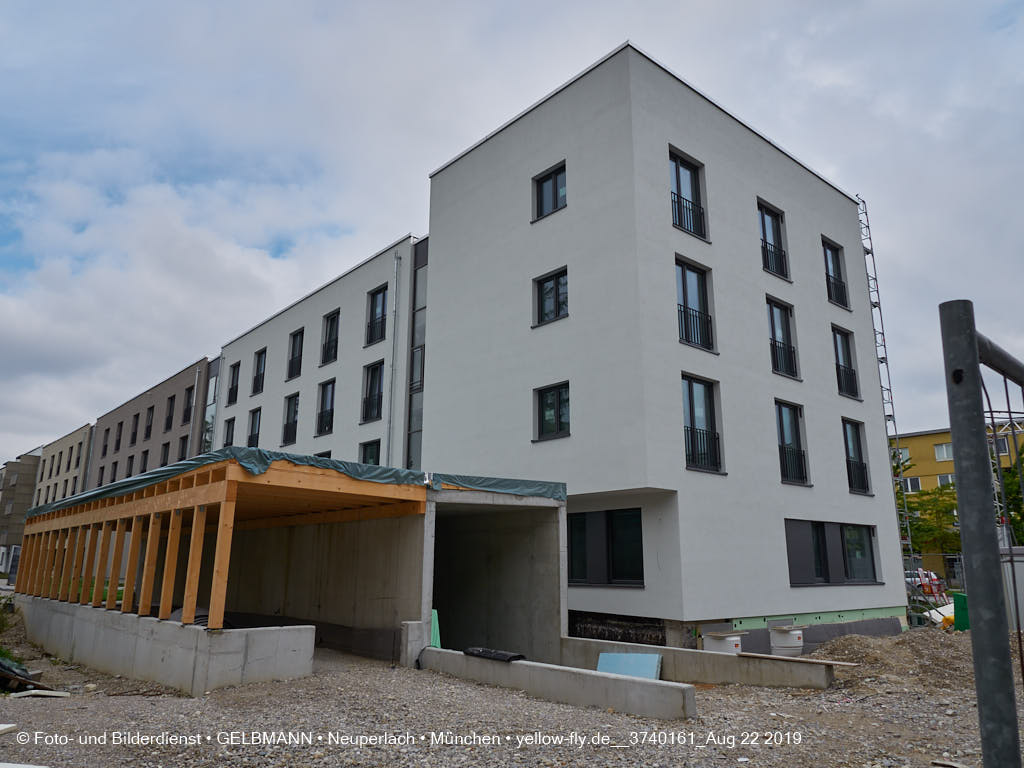22.08.2019 - Baustelle Maikäfersiedlung in Neuperlach