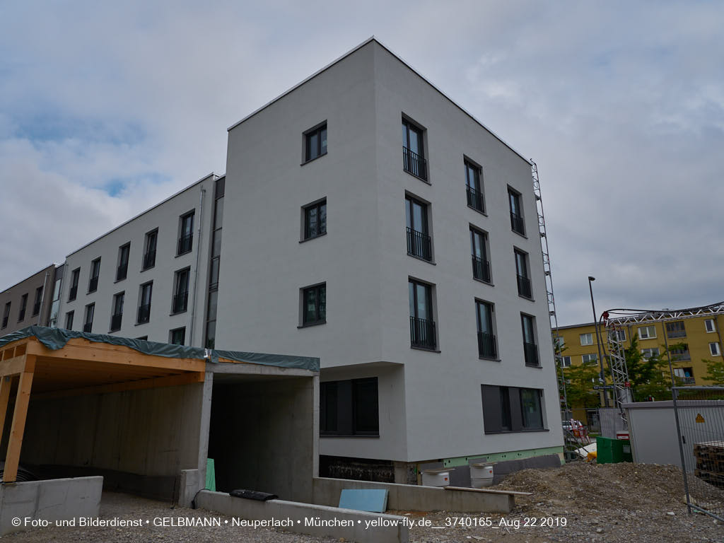 22.08.2019 - Baustelle Maikäfersiedlung in Neuperlach