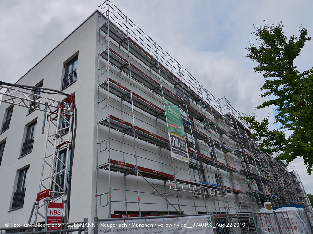 22.08.2019 - Baustelle Maikäfersiedlung in Neuperlach