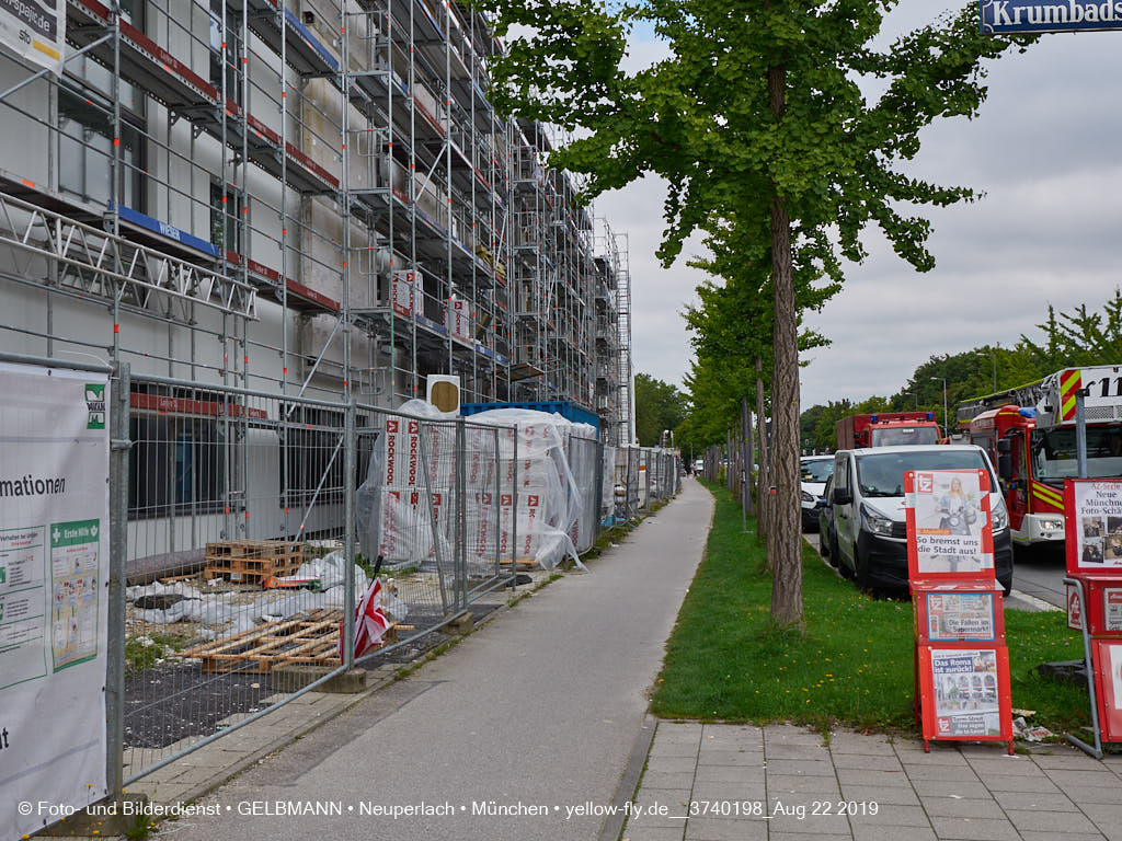 22.08.2019 - Baustelle Maikäfersiedlung in Neuperlach