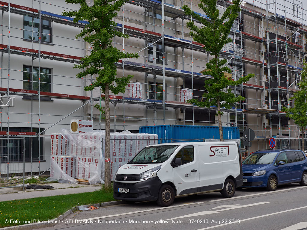 22.08.2019 - Baustelle Maikäfersiedlung in Neuperlach