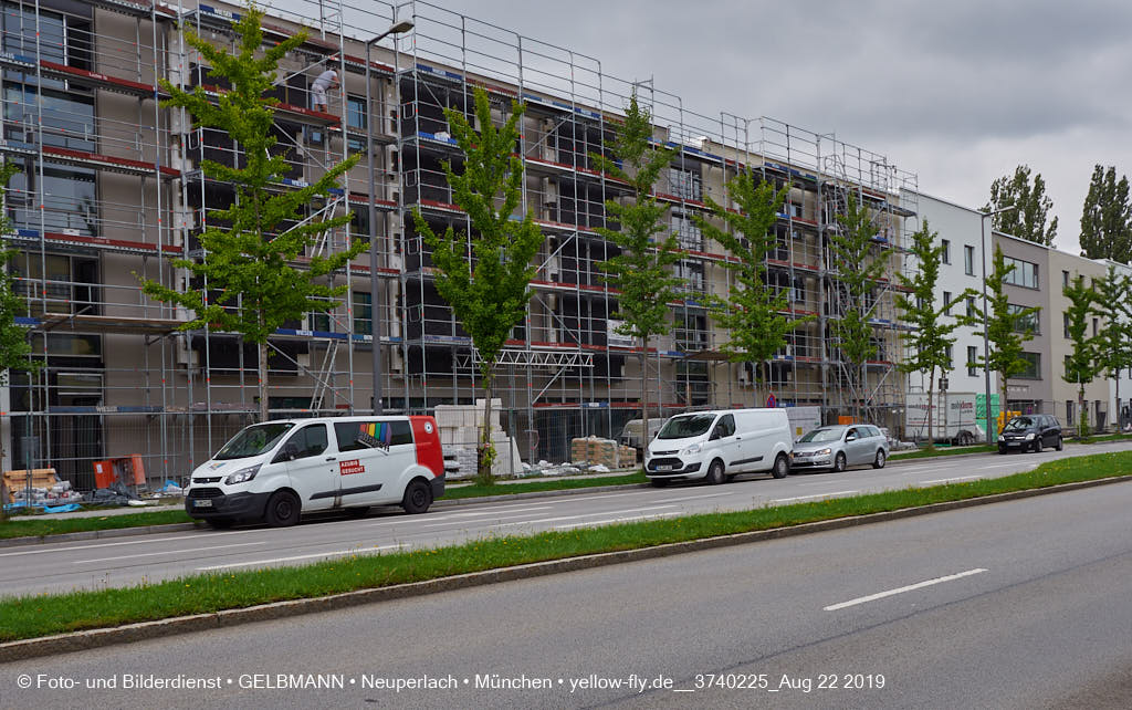 22.08.2019 - Baustelle Maikäfersiedlung in Neuperlach