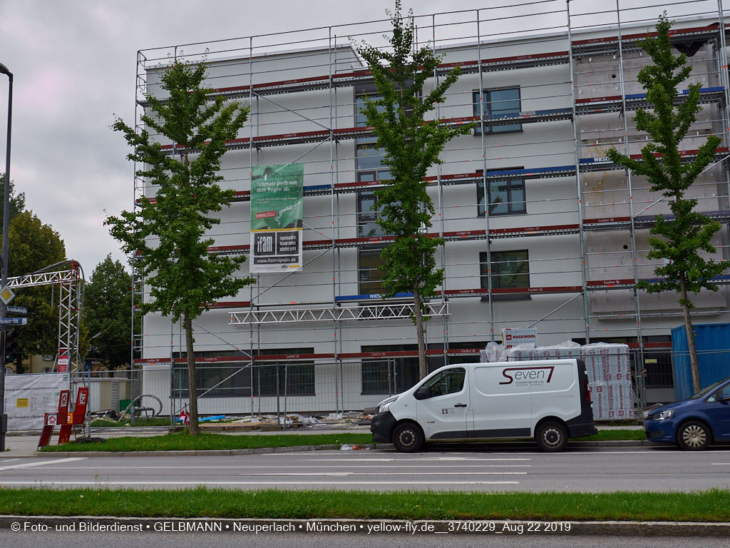 22.08.2019 - Baustelle Maikäfersiedlung in Neuperlach