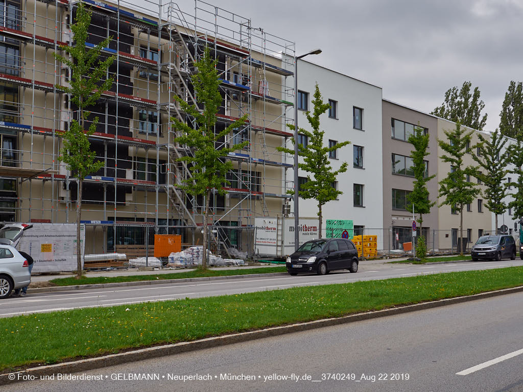 22.08.2019 - Baustelle Maikäfersiedlung in Neuperlach