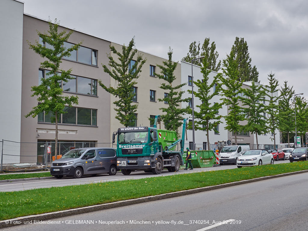 22.08.2019 - Baustelle Maikäfersiedlung in Neuperlach