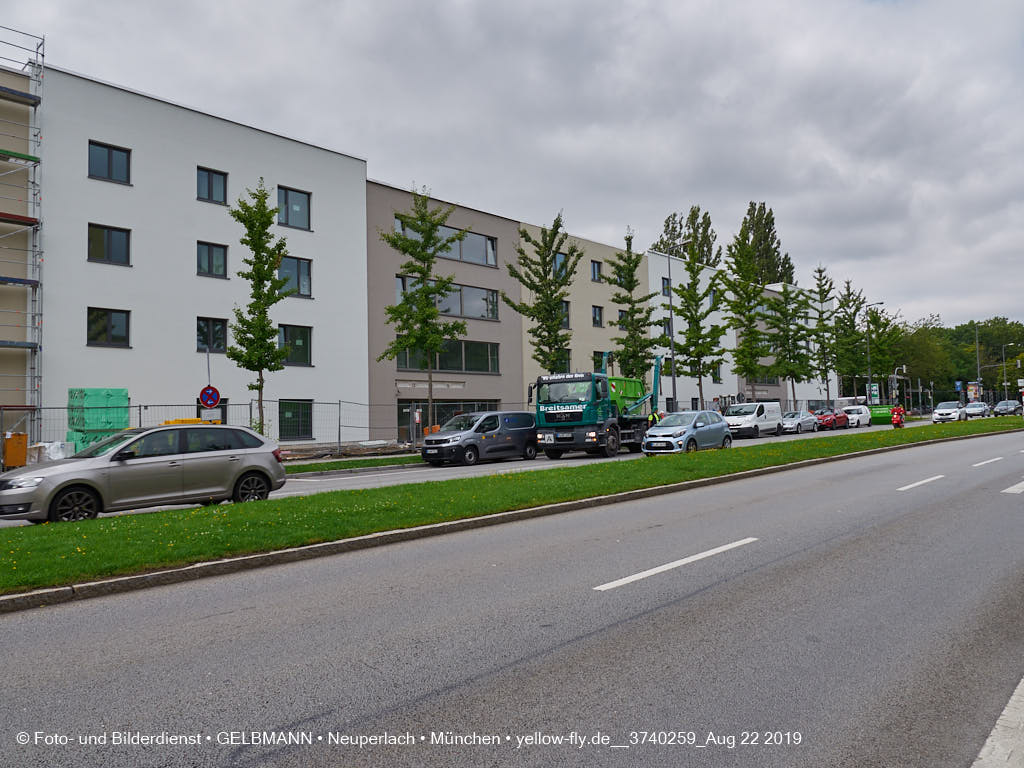22.08.2019 - Baustelle Maikäfersiedlung in Neuperlach