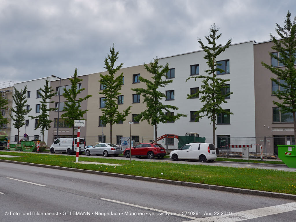 22.08.2019 - Baustelle Maikäfersiedlung in Neuperlach