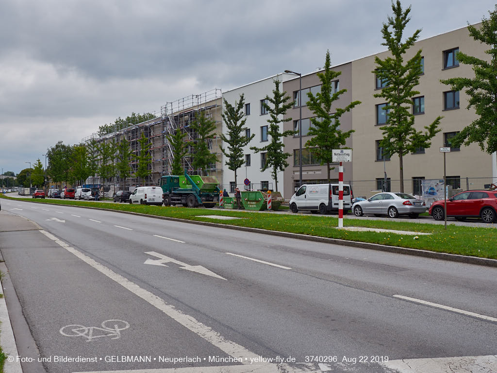 22.08.2019 - Baustelle Maikäfersiedlung in Neuperlach