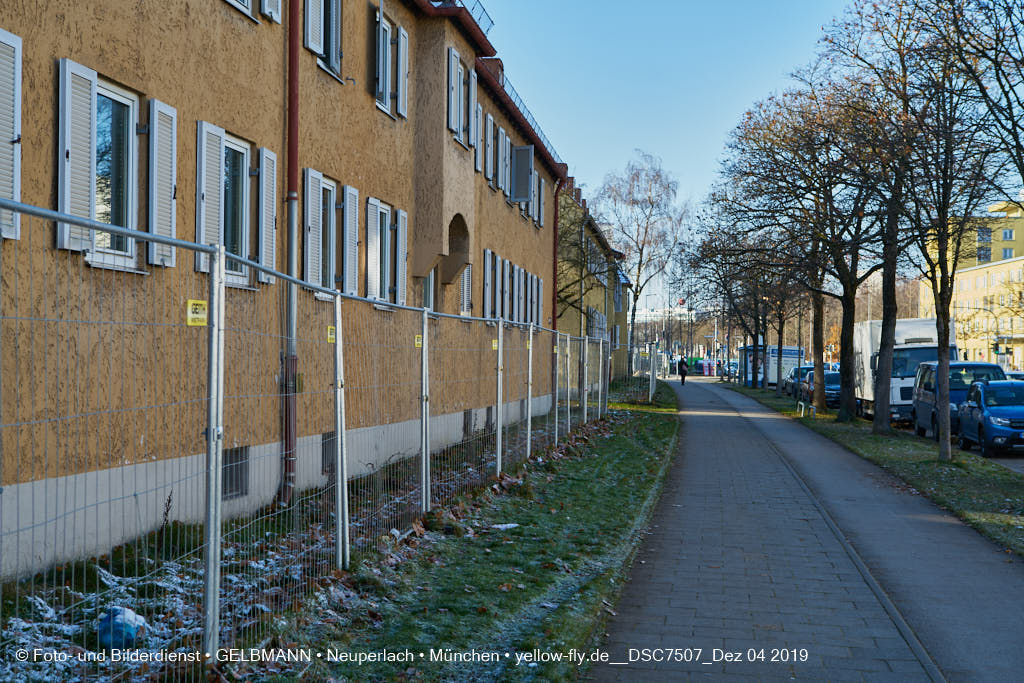 04.12.2019 - Baustelle Maikäfersiedlung in Neuperlach