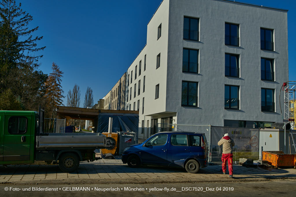 04.12.2019 - Baustelle Maikäfersiedlung in Neuperlach
