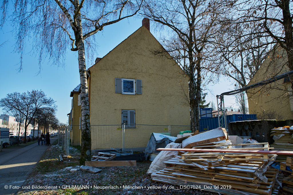 04.12.2019 - Baustelle Maikäfersiedlung in Neuperlach
