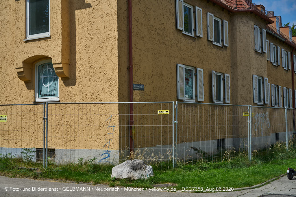 06.08.2020 - Baustelle Maikäfersiedlung in Neuperlach