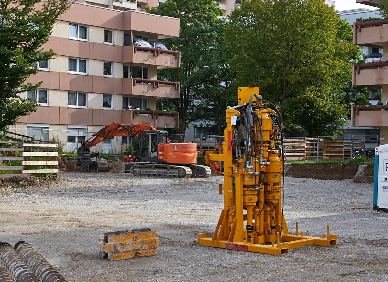 14.08.2019 - Die Aufstockungsarbeiten am OMGR beginnen