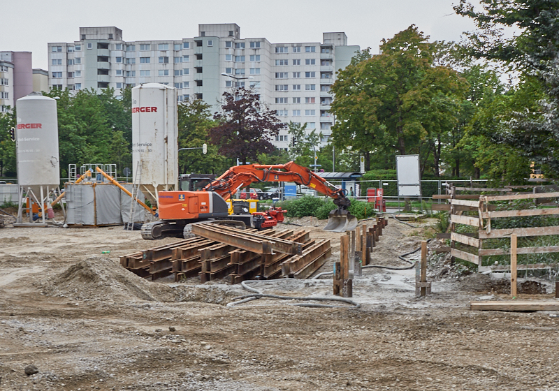 23.08.2019 - Bohrungen am Oskar-Maria-Graf-Ring