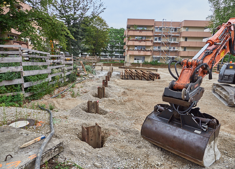 23.08.2019 - Bohrungen am Oskar-Maria-Graf-Ring