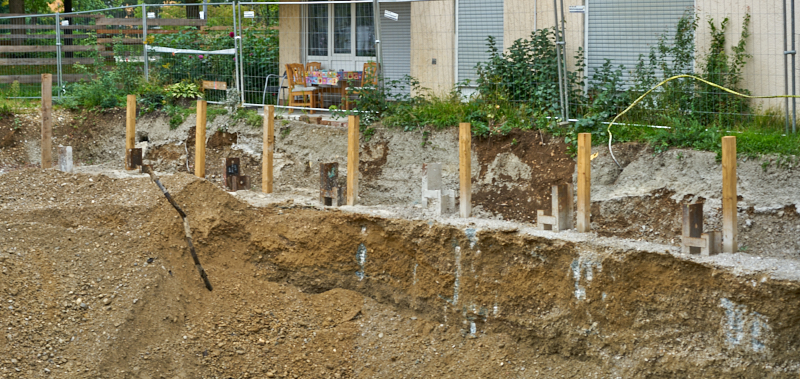 06.09.2019 - Aufstockungsbaustelle Oskar-Maria-Graf-Ring im September 2019