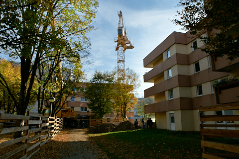 23.10.2019 - Ein Kran für den Oskar-Maria-Graf-Ring