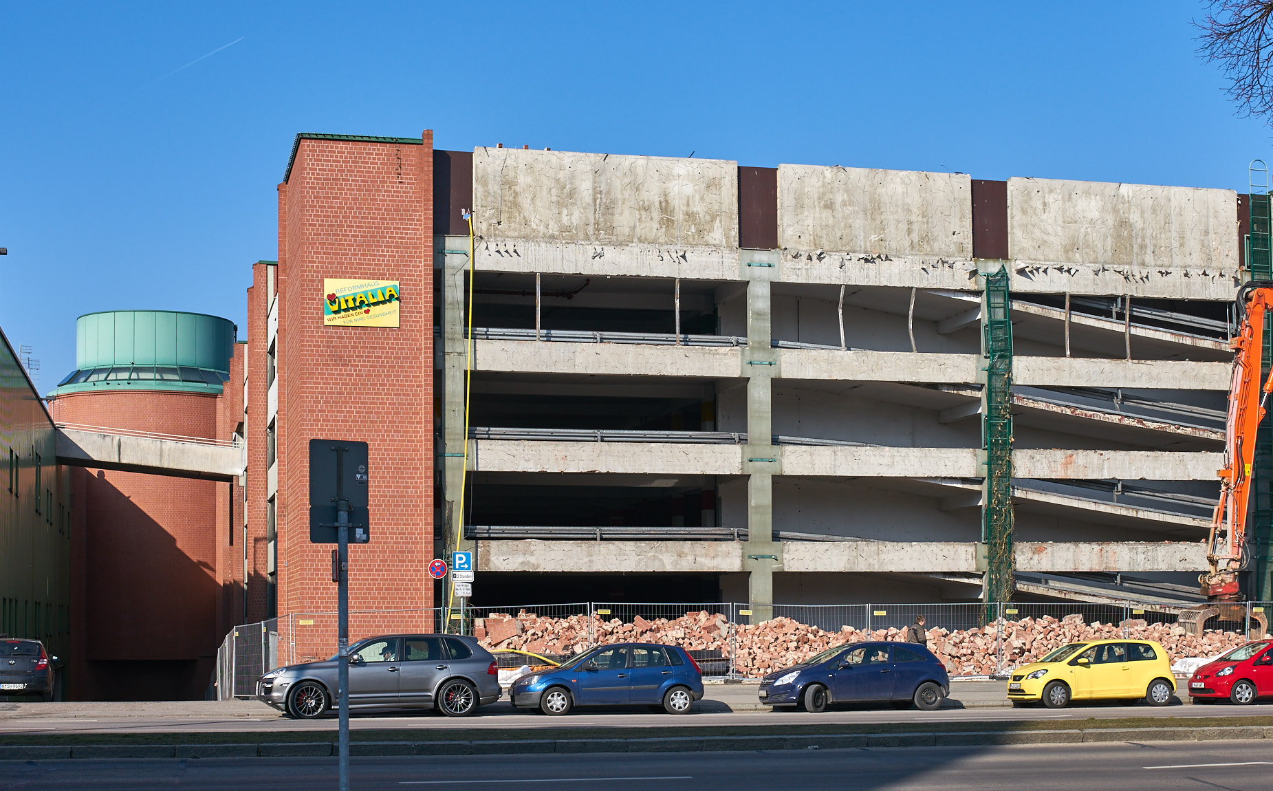 Neuperlach - Die PEP-BAUSTELLE am 18.03.2016