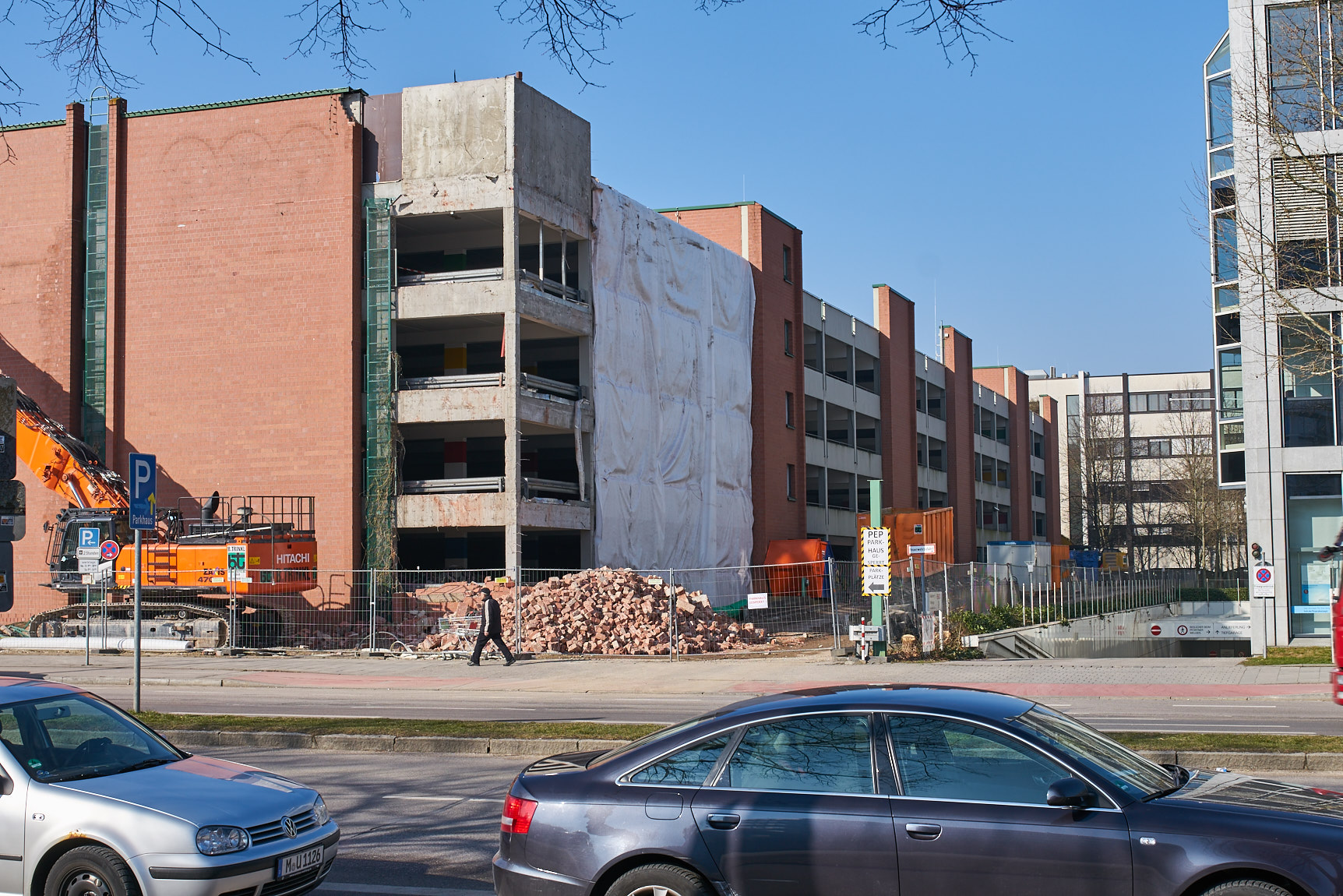 Neuperlach - Die PEP-BAUSTELLE am 18.03.2016