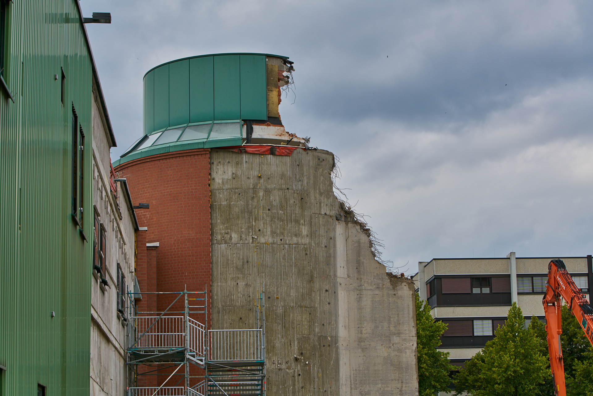 NEUPERLACH, PEP-BAUSTELLE - ABRISS UND NEUBAU NEUPERLACH, PEP-BAUSTELLE - ABRISS UND NEUBAU