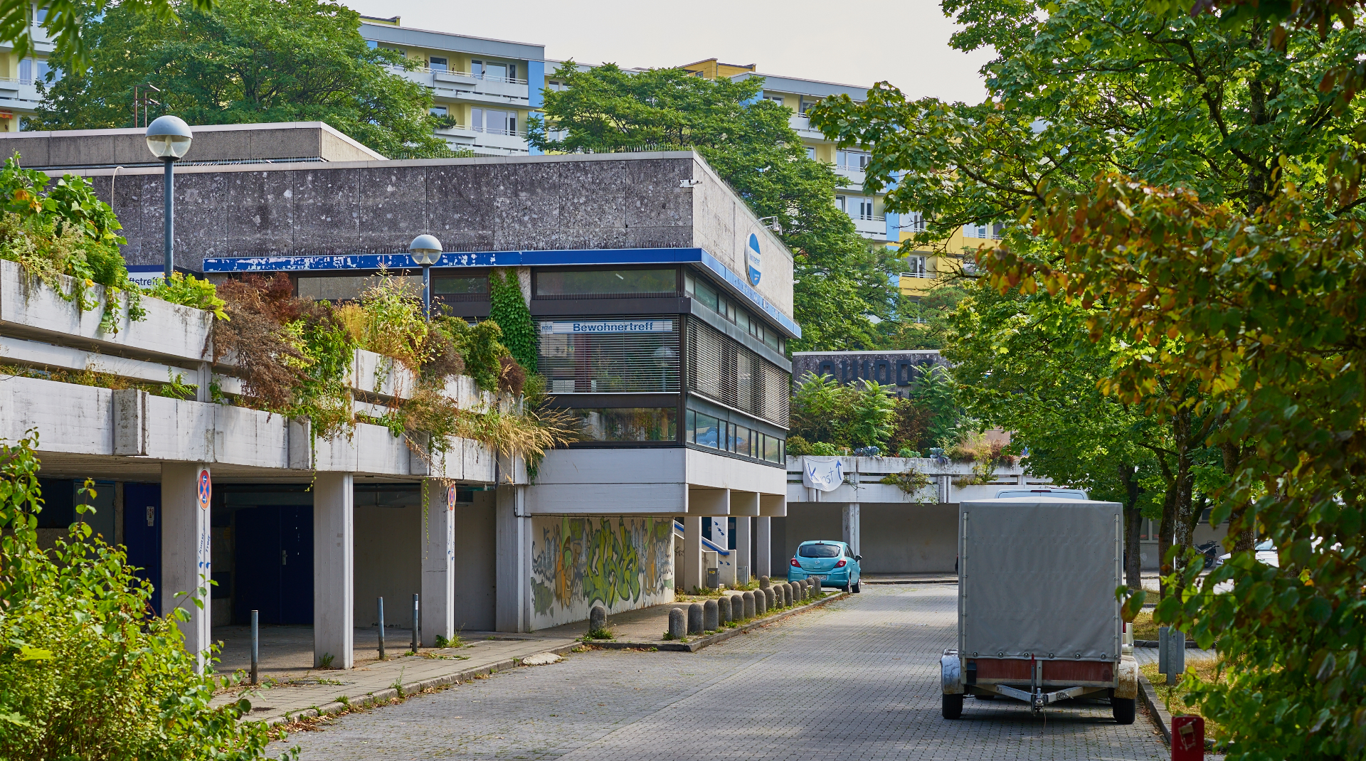 #Neuperlach, #Quiddezentrum, #Kultur, #Kunst, #Kunsttreff, #Streetart, #Grafitties, #Abriss, #Neubau, #CAZ123