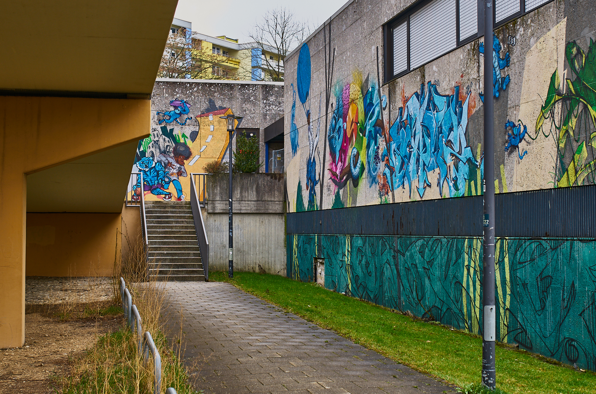 #Neuperlach, #Quiddezentrum, #Kultur, #Kunst, #Kunsttreff, #Streetart, #Grafitties, #Abriss, #Neubau, #CAZ123