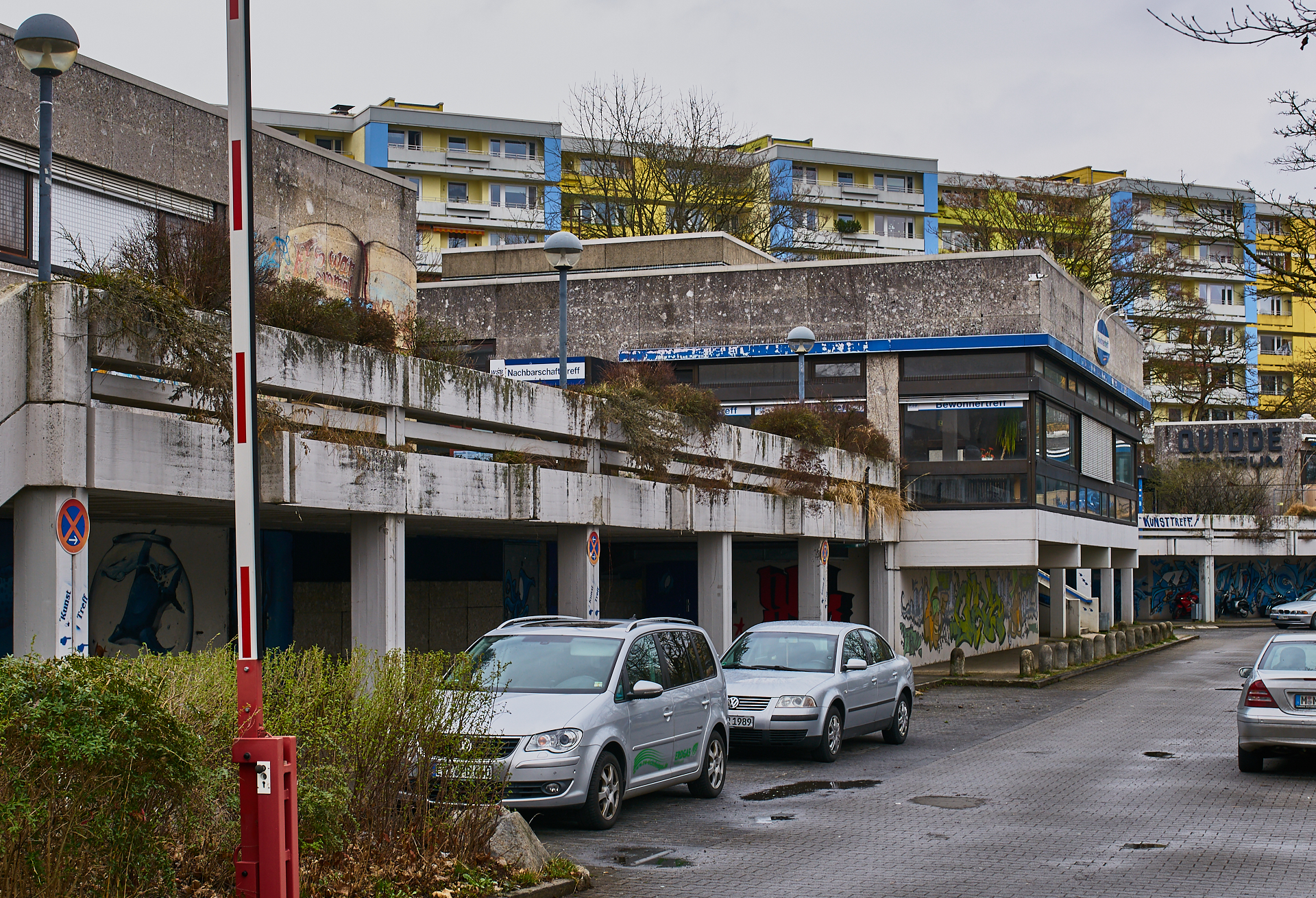 #Neuperlach, #Quiddezentrum, #Kultur, #Kunst, #Kunsttreff, #Streetart, #Grafitties, #Abriss, #Neubau, #CAZ123