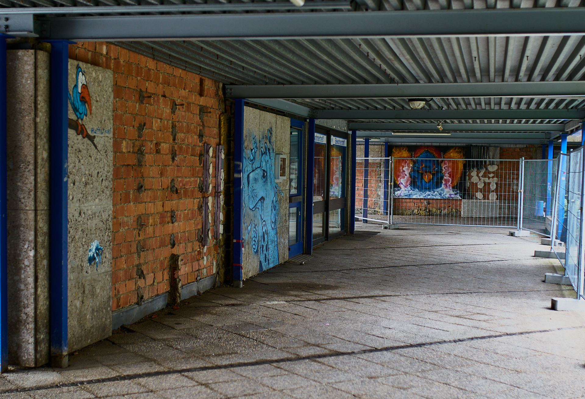 #Neuperlach, #Quiddezentrum, #Kultur, #Kunst, #Kunsttreff, #Streetart, #Grafitties, #Abriss, #Neubau, #CAZ123