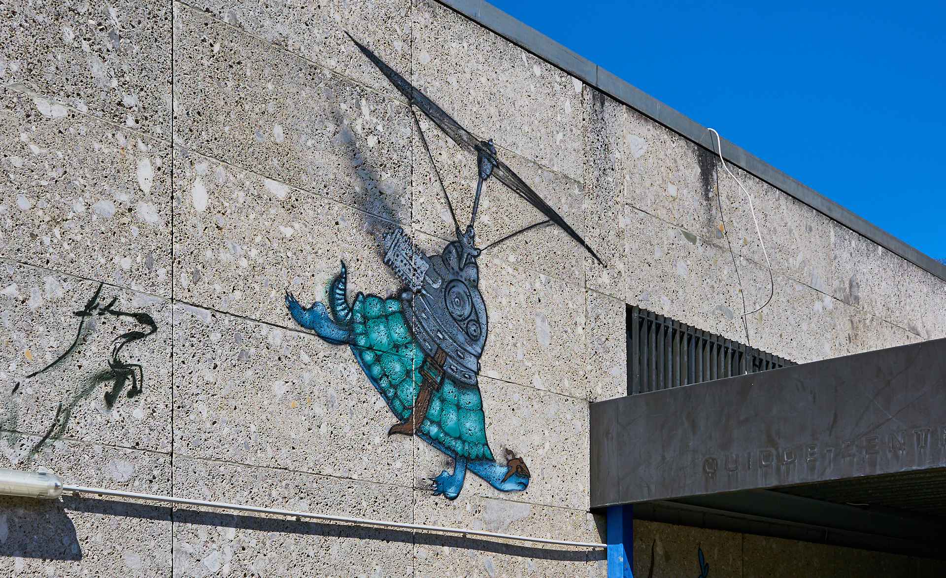 #Neuperlach, #Quiddezentrum, #Kultur, #Kunst, #Kunsttreff, #Streetart, #Grafitties, #Abriss, #Neubau, #CAZ123