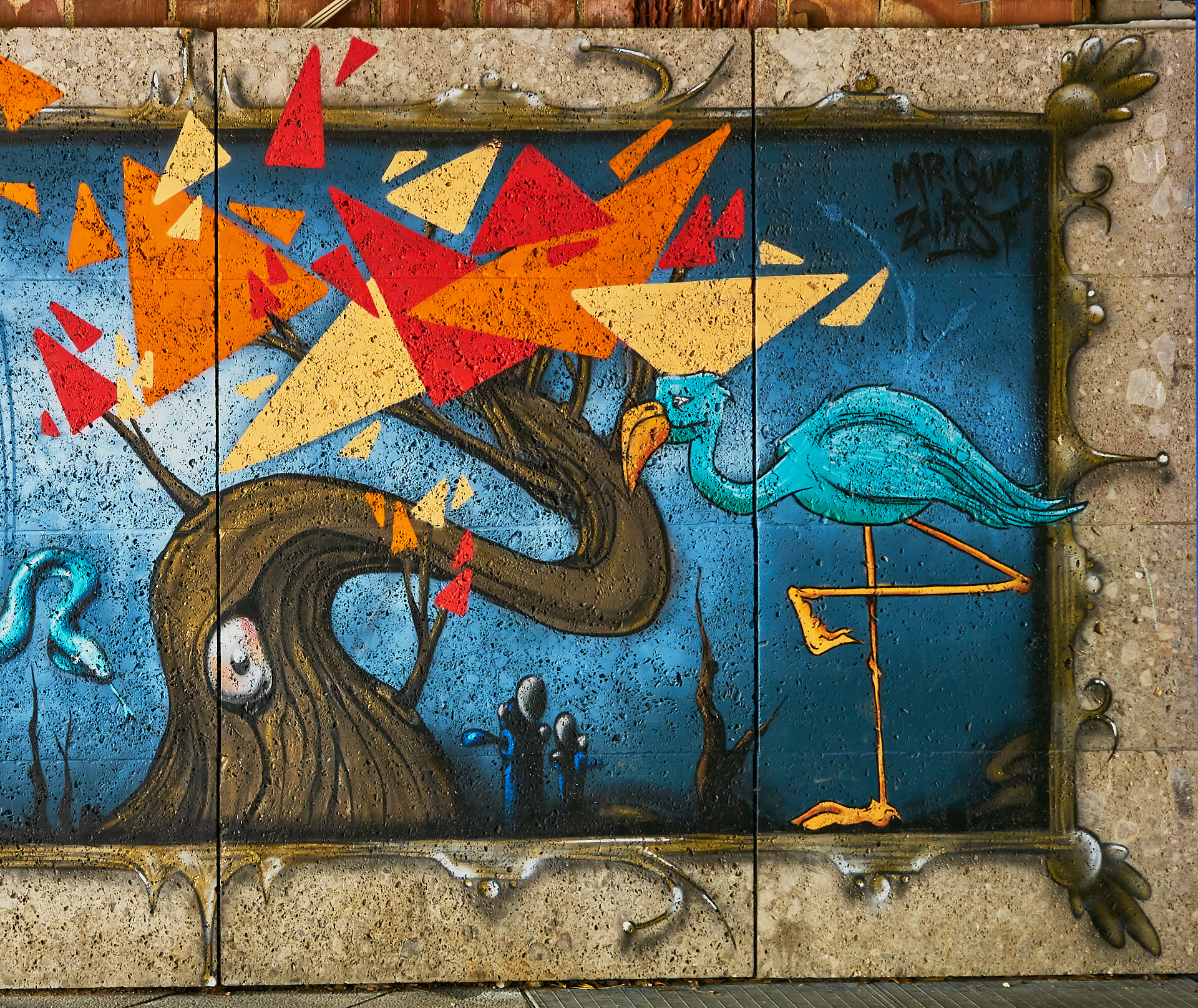 #Neuperlach, #Quiddezentrum, #Kultur, #Kunst, #Kunsttreff, #Streetart, #Grafitties, #Abriss, #Neubau, #CAZ123