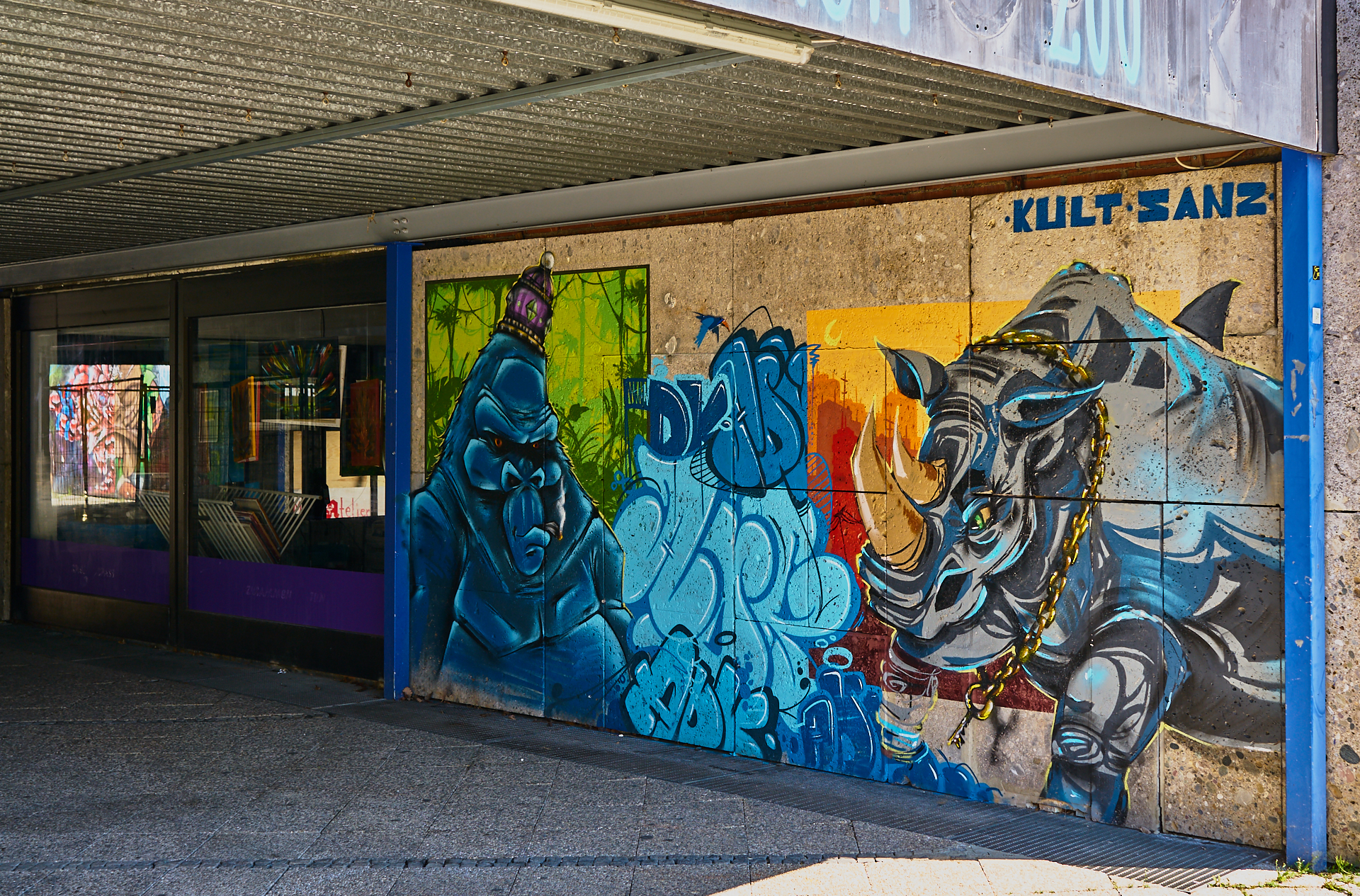 #Neuperlach, #Quiddezentrum, #Kultur, #Kunst, #Kunsttreff, #Streetart, #Grafitties, #Abriss, #Neubau, #CAZ123