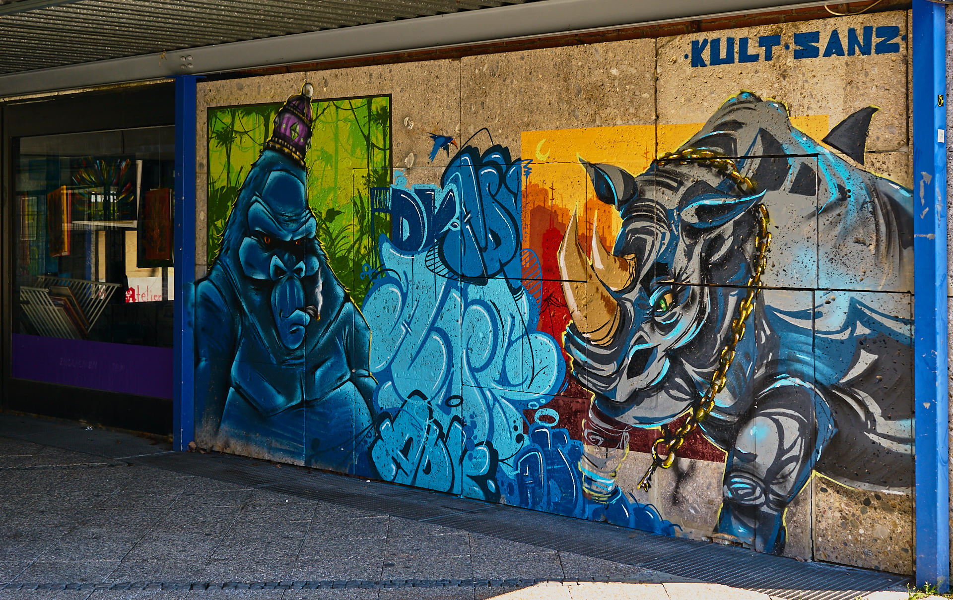 #Neuperlach, #Quiddezentrum, #Kultur, #Kunst, #Kunsttreff, #Streetart, #Grafitties, #Abriss, #Neubau, #CAZ123