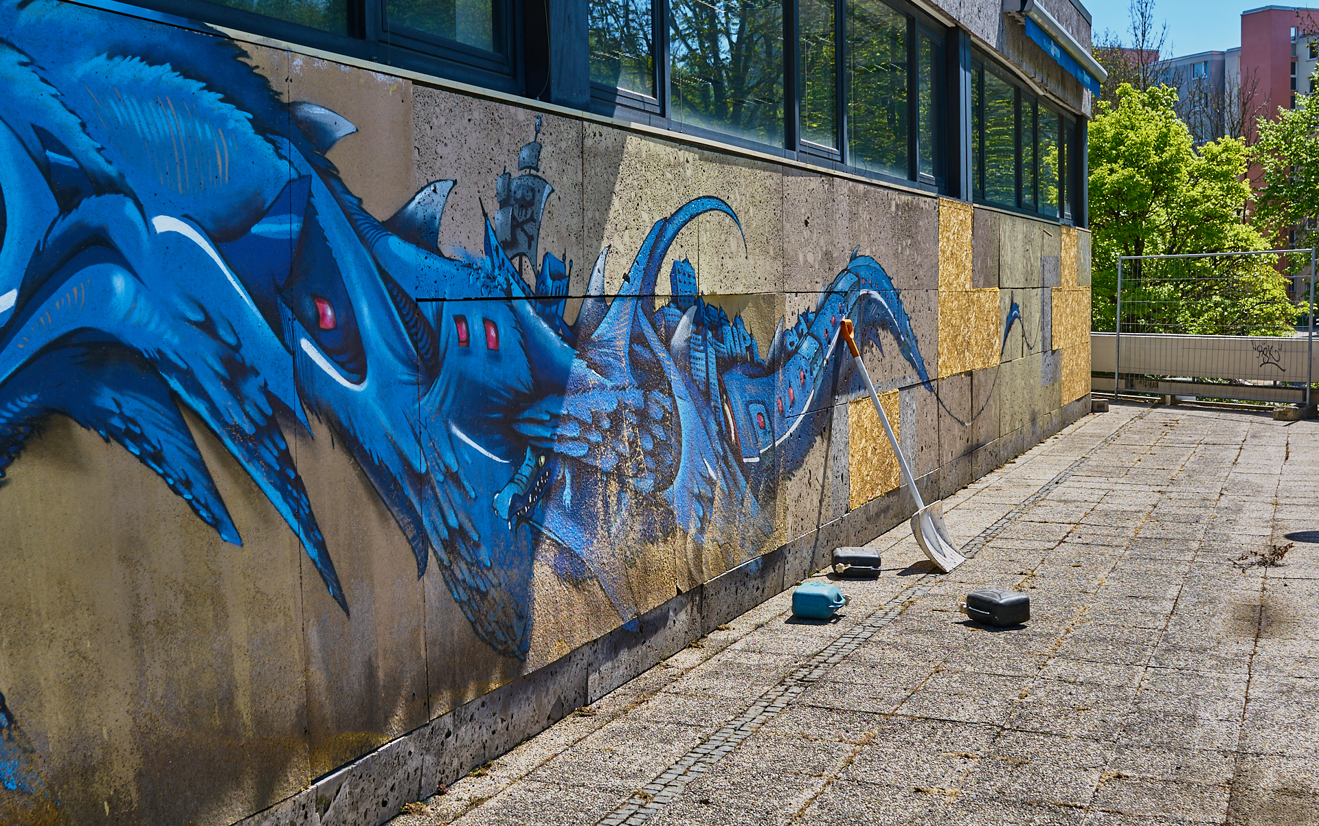 #Neuperlach, #Quiddezentrum, #Kultur, #Kunst, #Kunsttreff, #Streetart, #Grafitties, #Abriss, #Neubau, #CAZ123